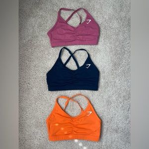 Gymshark ruched sports bra (3)
